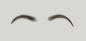 Preview: Eyebrows, 100% handknotted